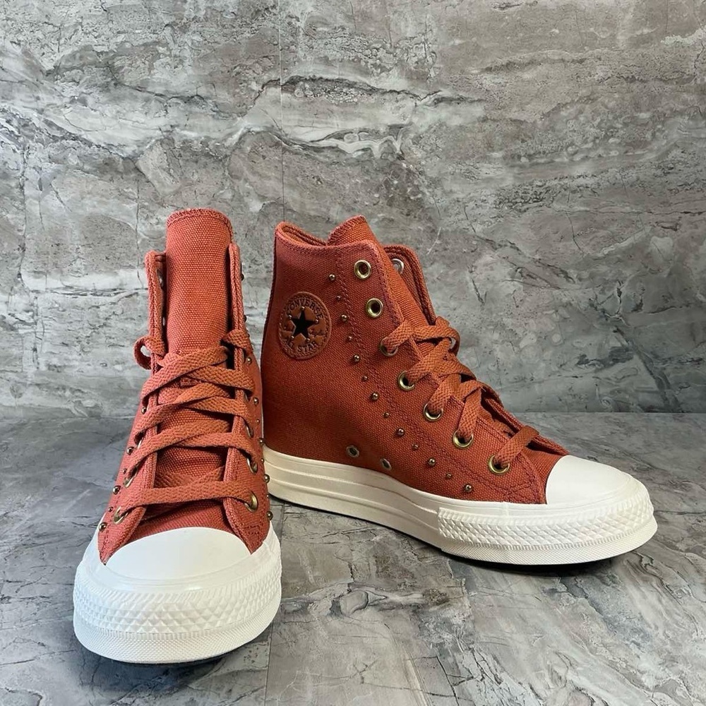 Converse Chuck Taylor All Star Wedge Platform Studded - Picture 9 of 10